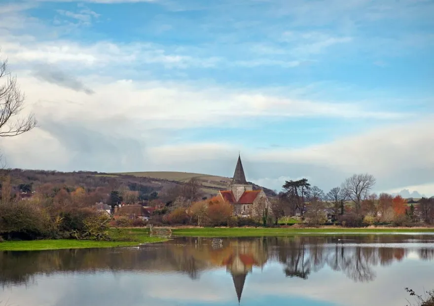 Le village d’Alfriston dans le Sussex de l’Est
