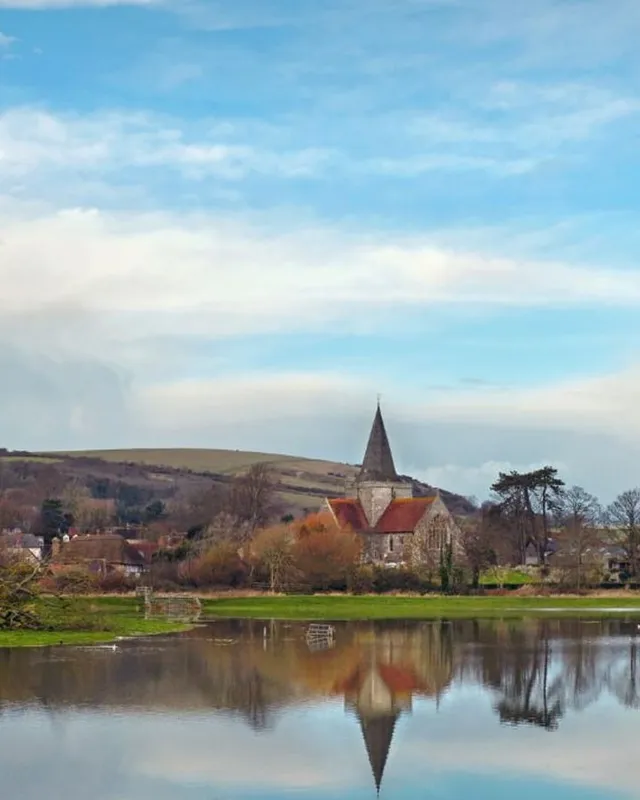 Le village d’Alfriston dans le Sussex de l’Est