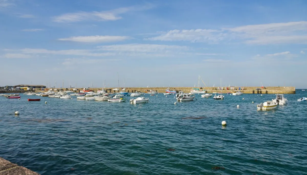 Le terminal du Bloscon à Roscoff, départ vers Plymouth